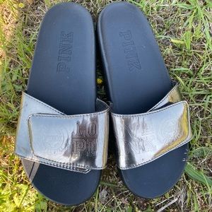 Sliver pink by victoria secret slides